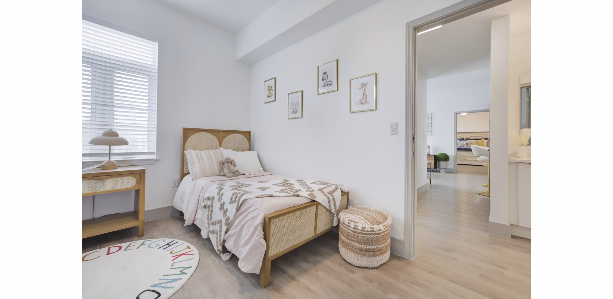 Bedroom at The Kensington Apartments