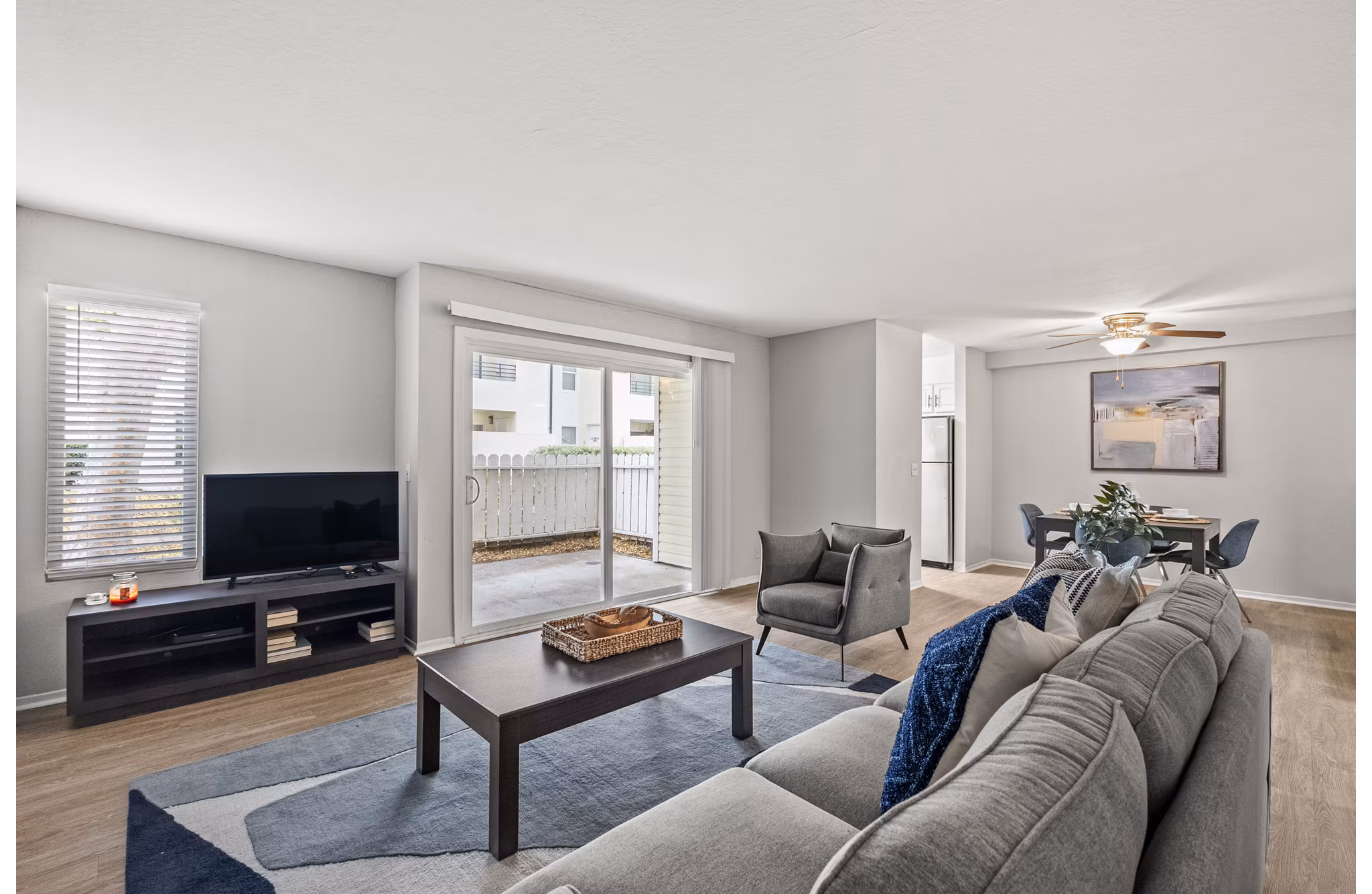 living room at Kensington Apartments