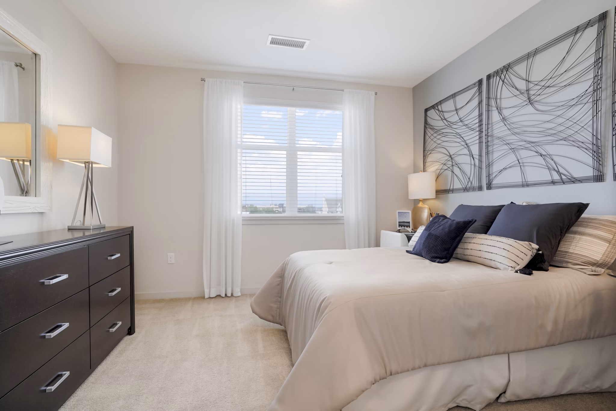 Bedroom at Elevation at County Line Station Apartments
