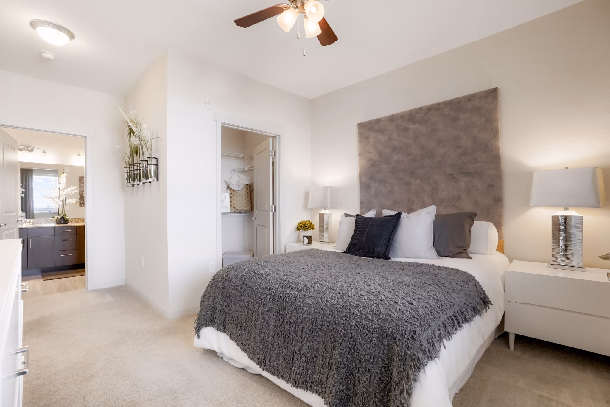 Bedroom at Elevation at County Line Station Apartments