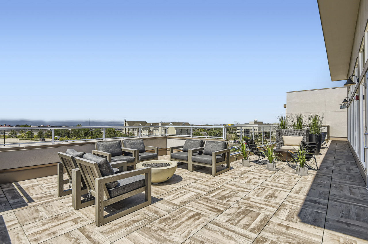 Roof deck at Elevation At County Line Station (1 of 4)