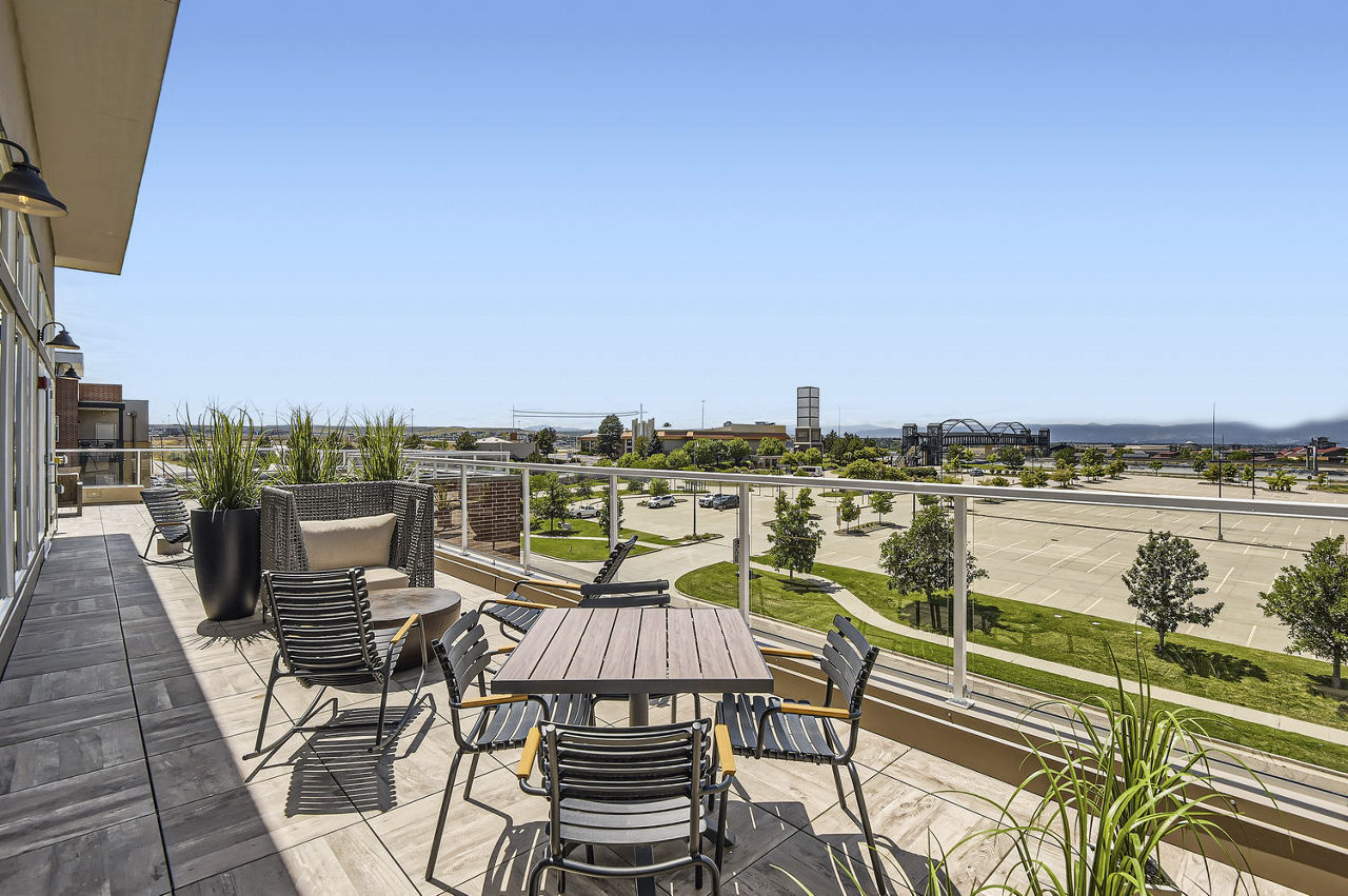Roof deck at Elevation At County Line Station (2 of 4)