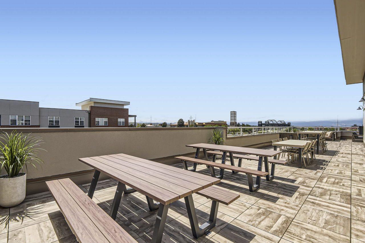 Roof deck at Elevation At County Line Station (3 of 4)
