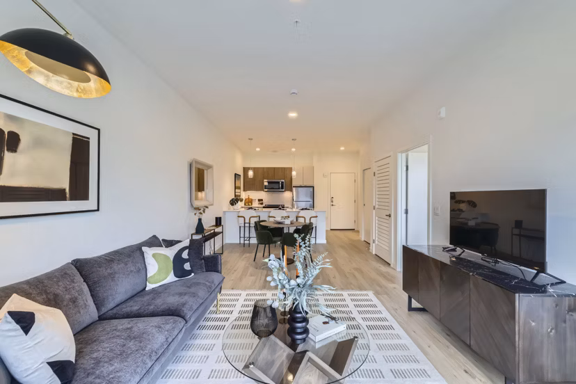 living room at Knox Apartments 