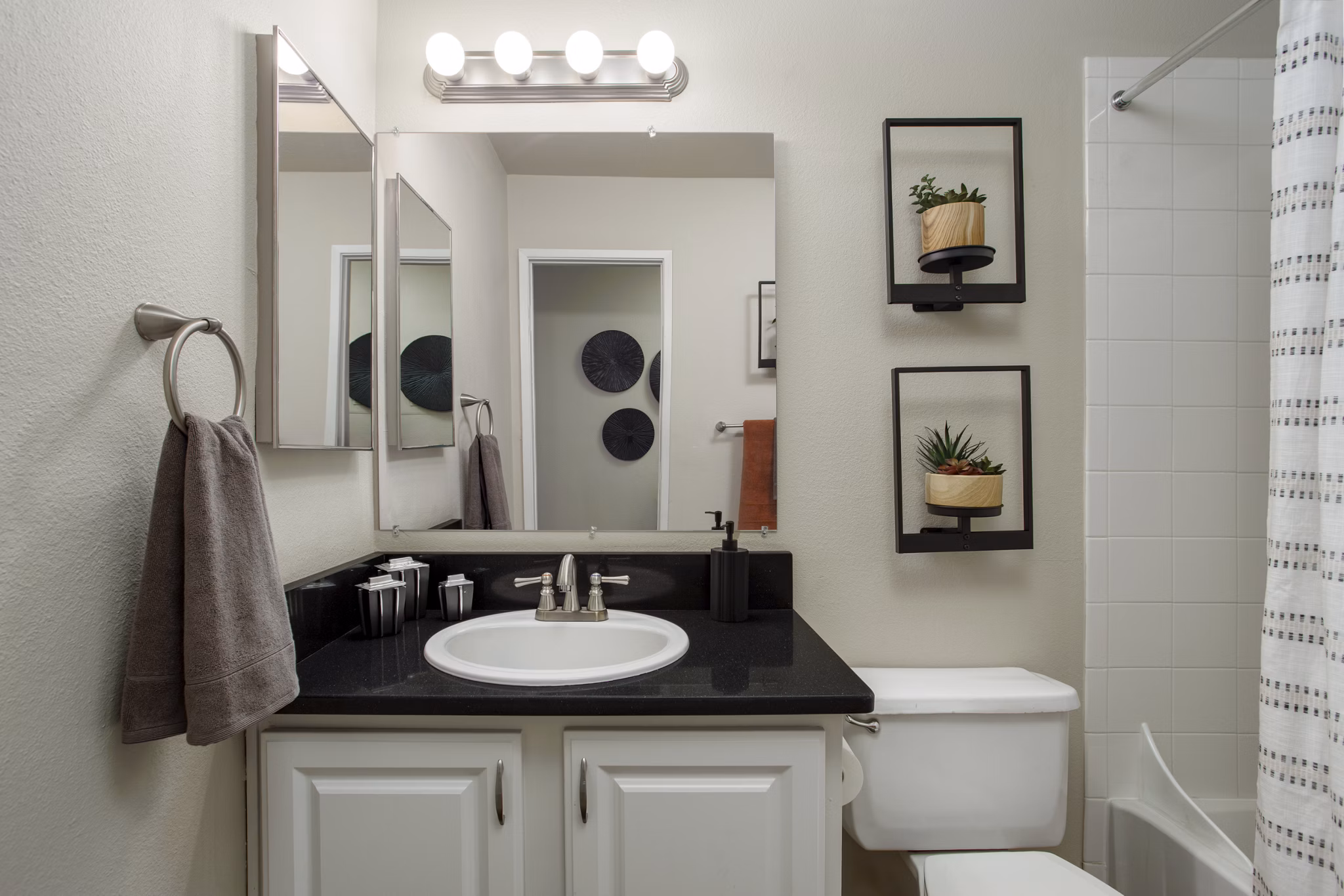 bathroom at Edge DTC Apartments