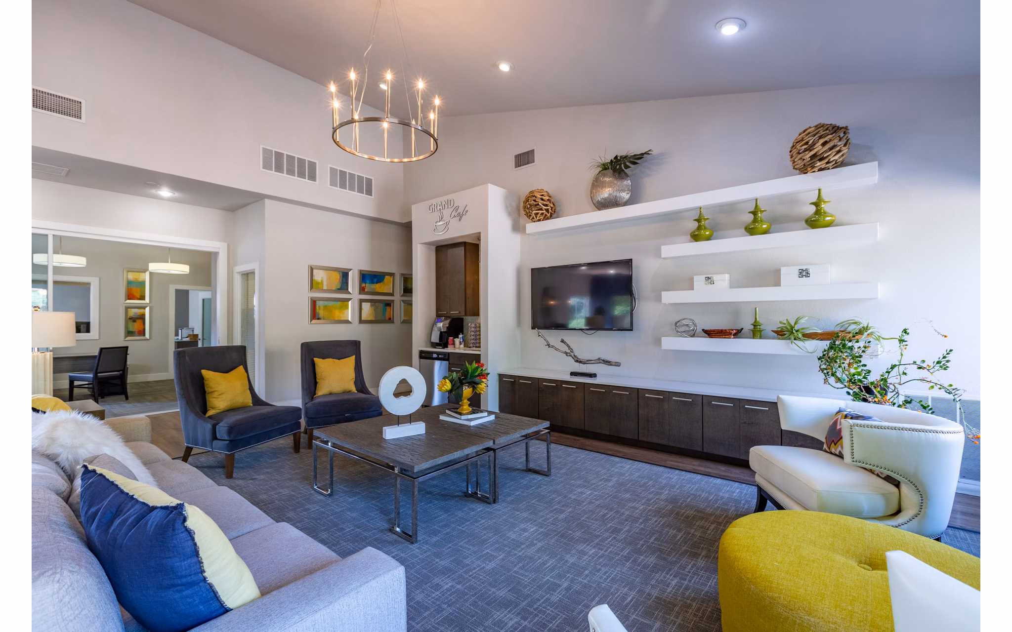 clubhouse at Edge DTC Apartments