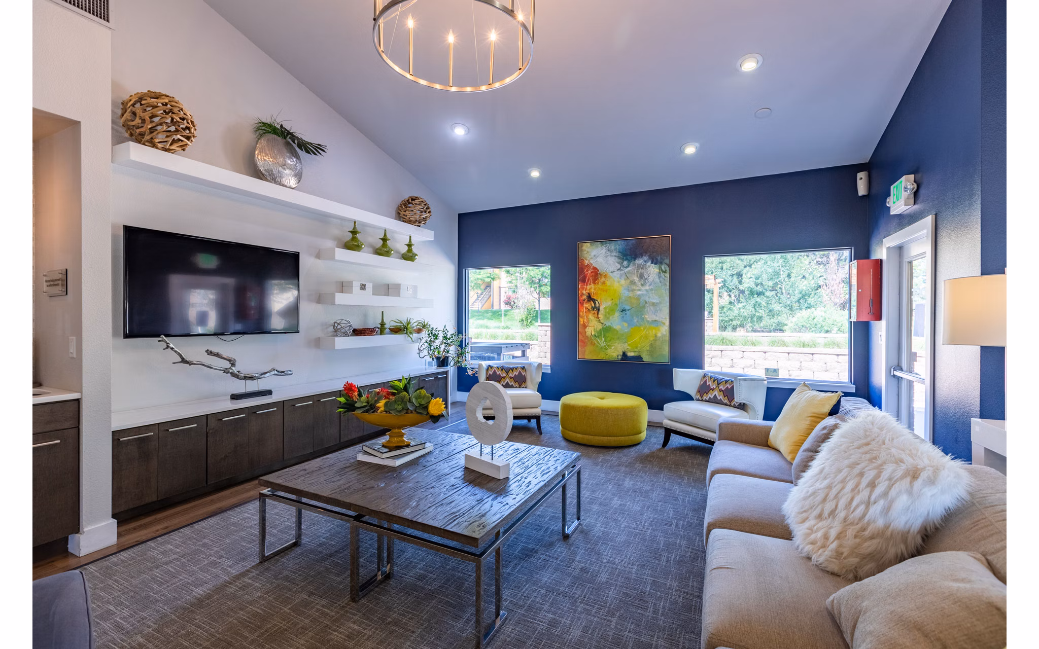 clubhouse at Edge DTC Apartments