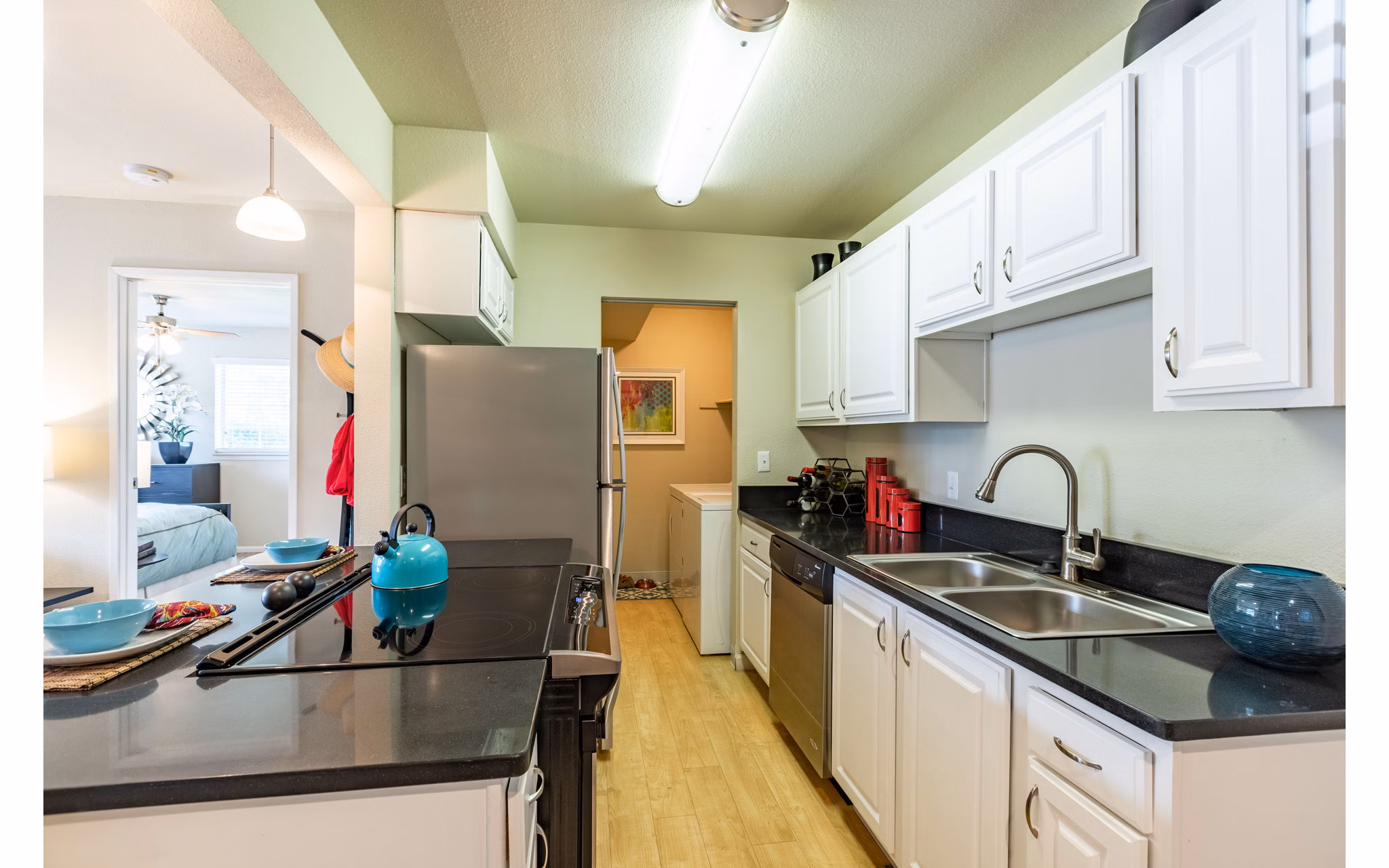 kitchen at Edge DTC Apartments