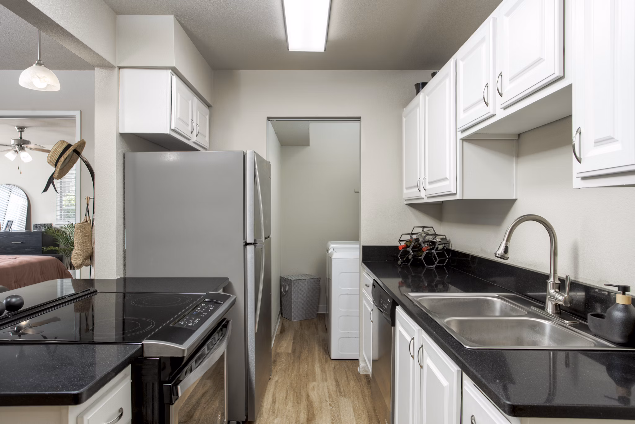 kitchen at Edge DTC Apartments