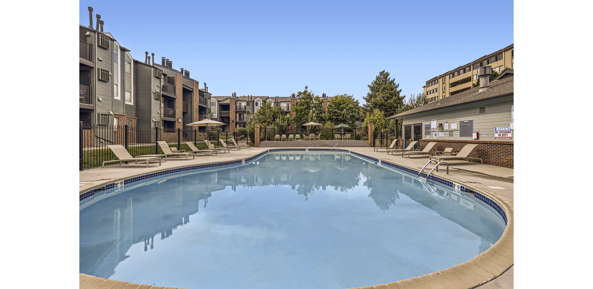 pool at Edge DTC Apartments