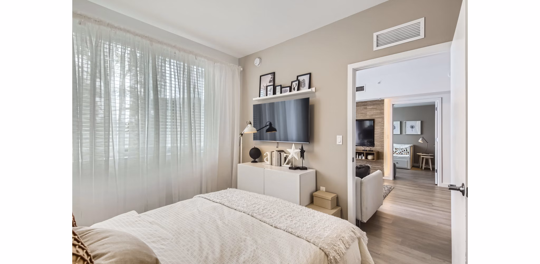bedroom at Amelia Apartments