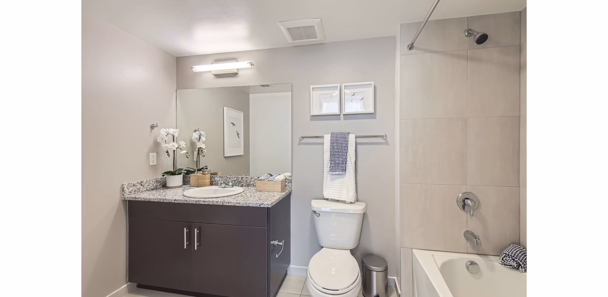 bathroom at Amelia Apartments