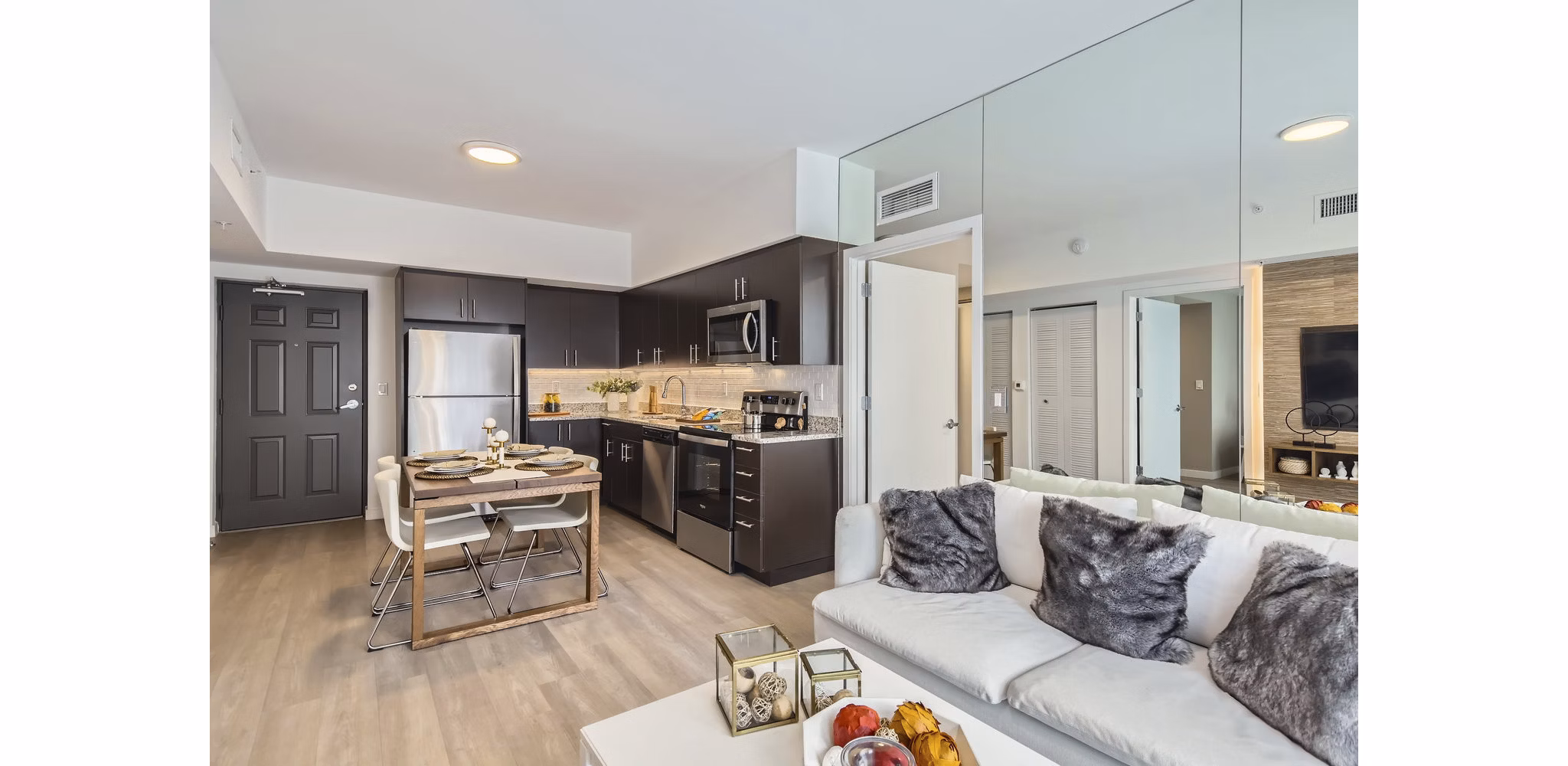 living room at Amelia Apartments