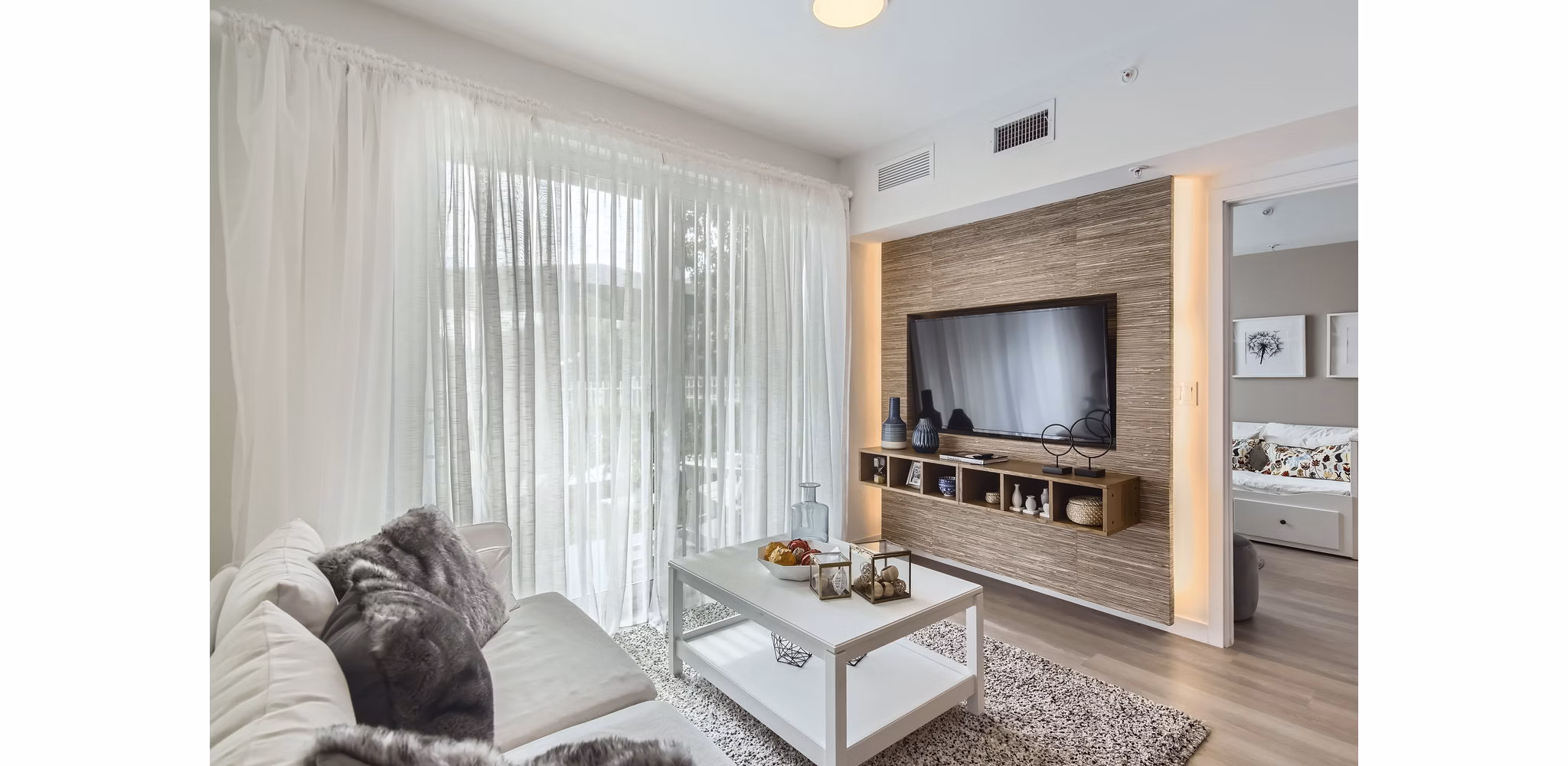 living room at Amelia Apartments