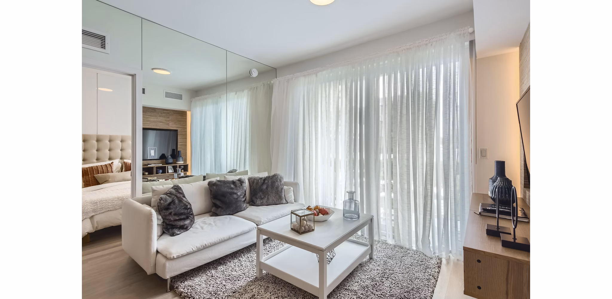 living room at Amelia Apartments