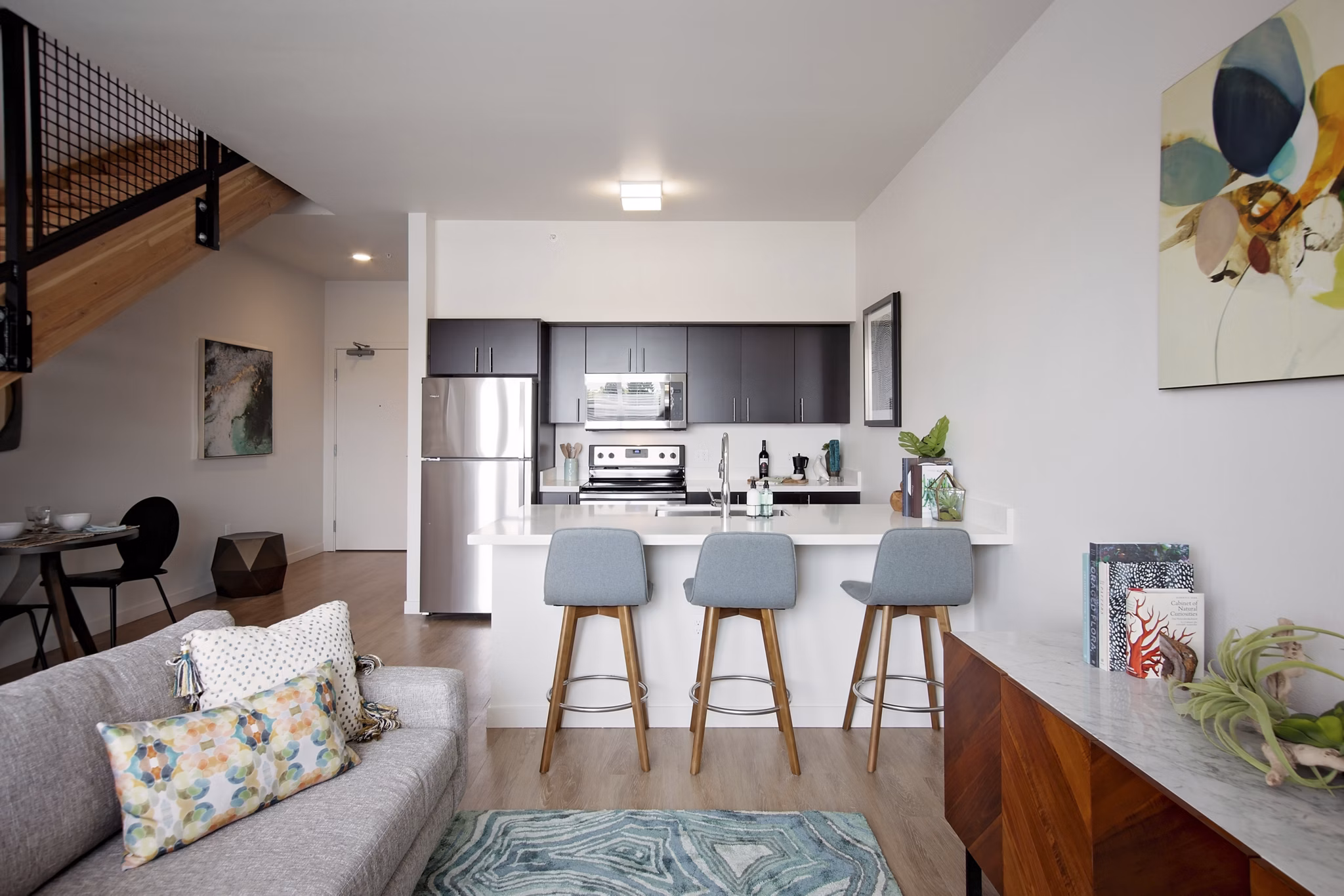 kitchen at Attwell off Main Apartments