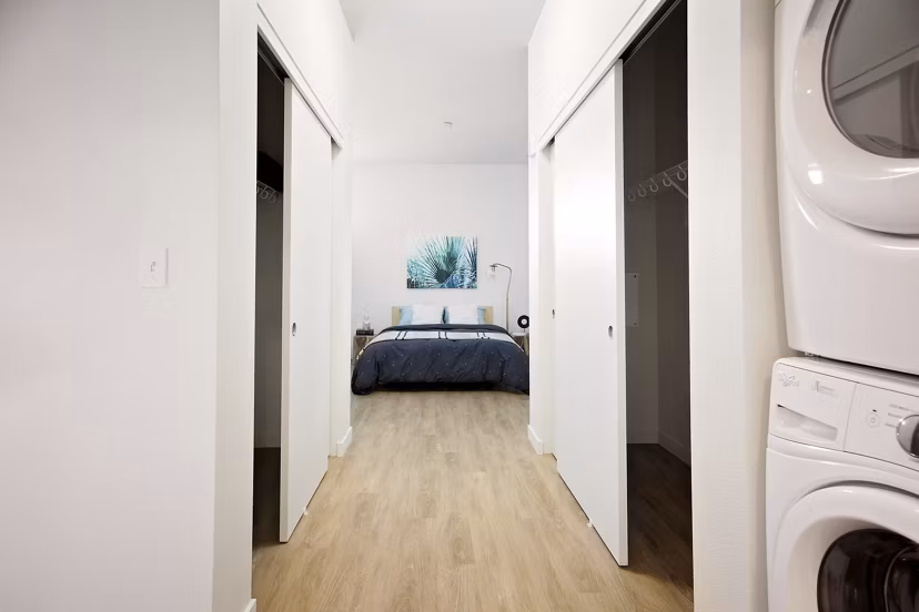laundry room at Attwell off Main Apartments