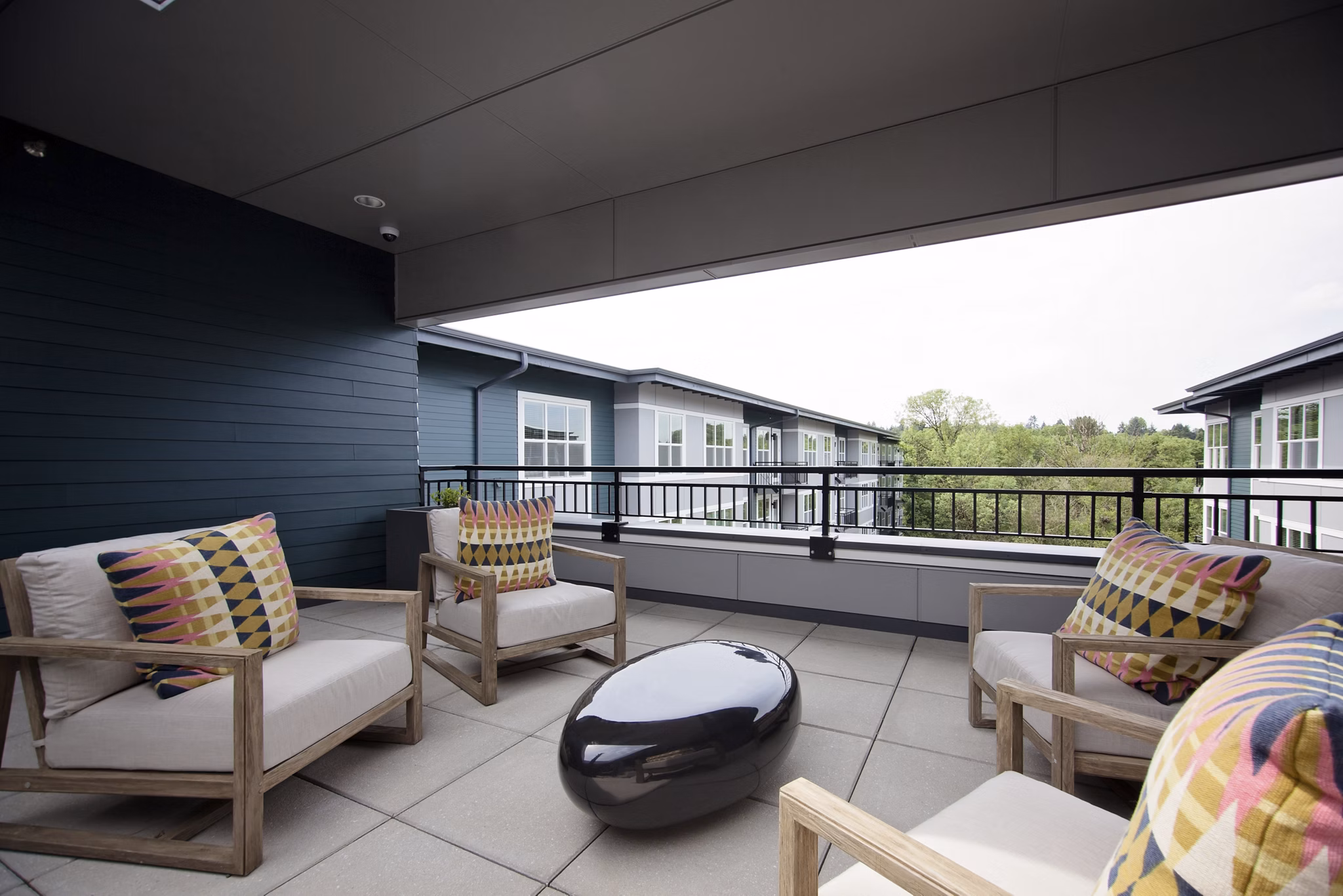 patio at Attwell off Main Apartments