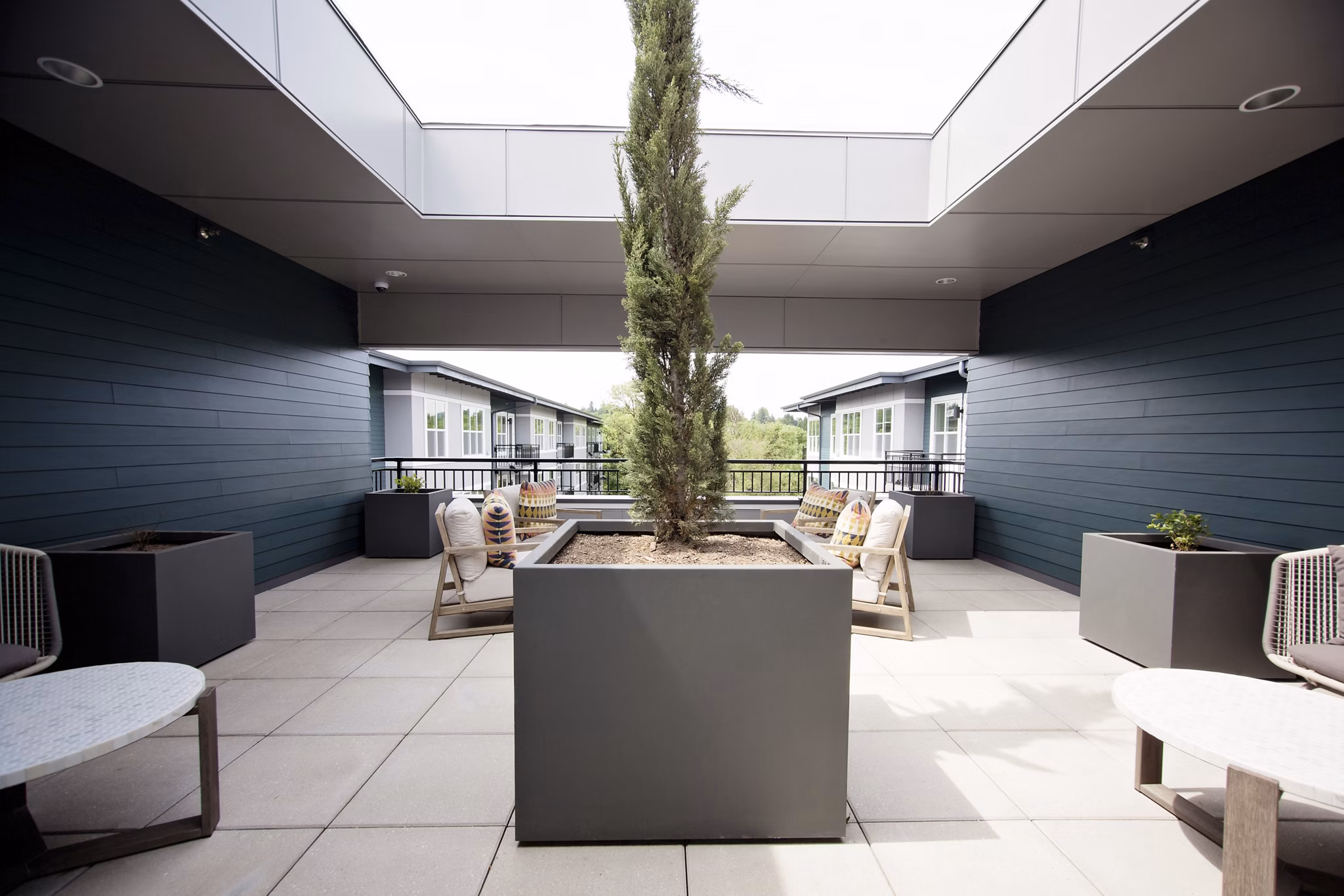 patio at Attwell off Main Apartments