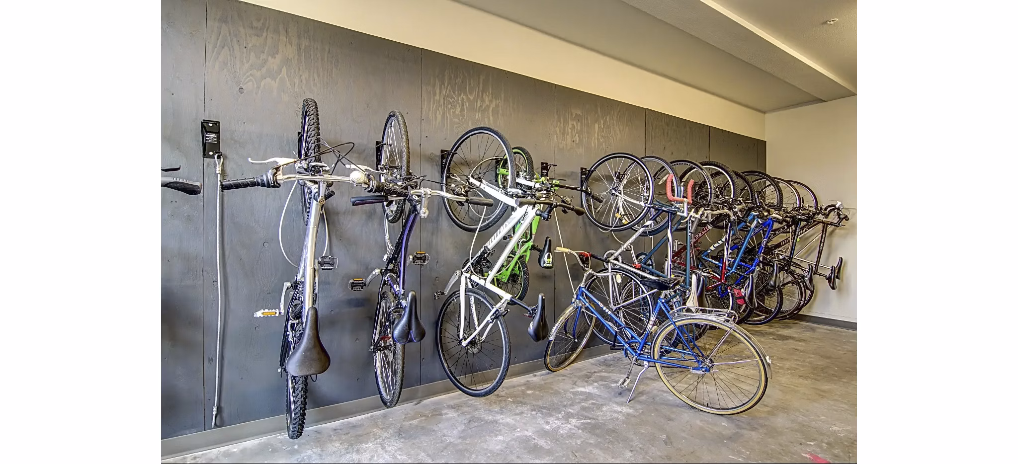 bike storage at Attwell off Main Apartments