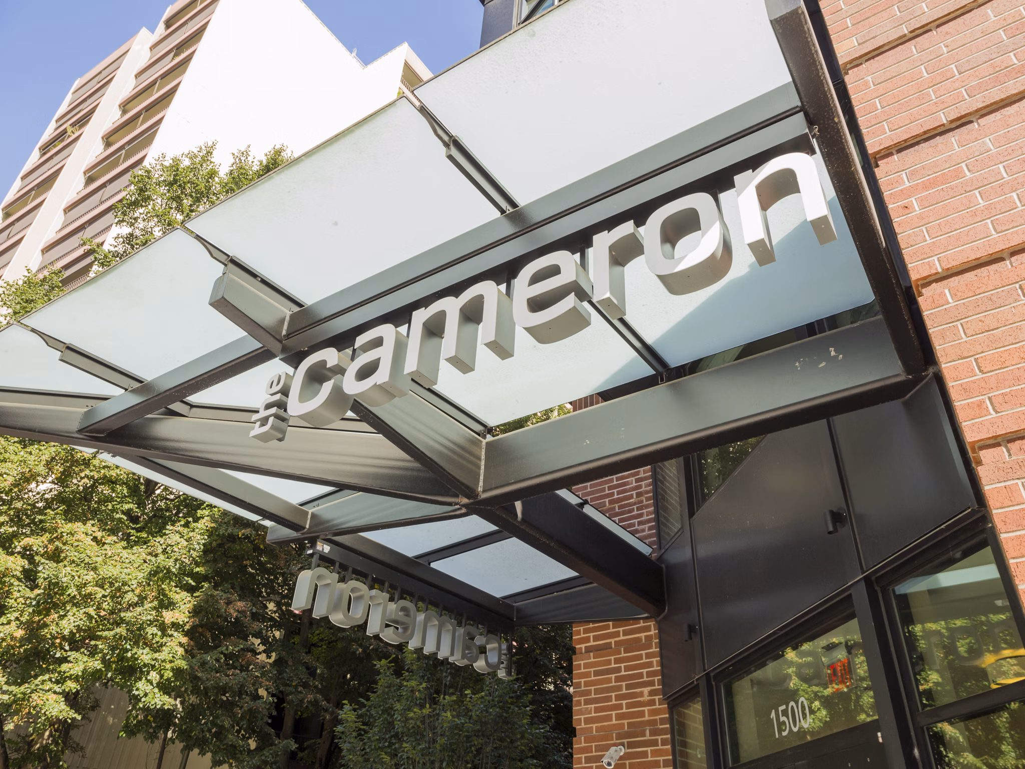 signage at The Cameron Apartments