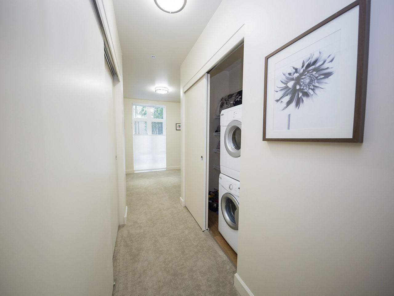 Laundry room at The Cameron