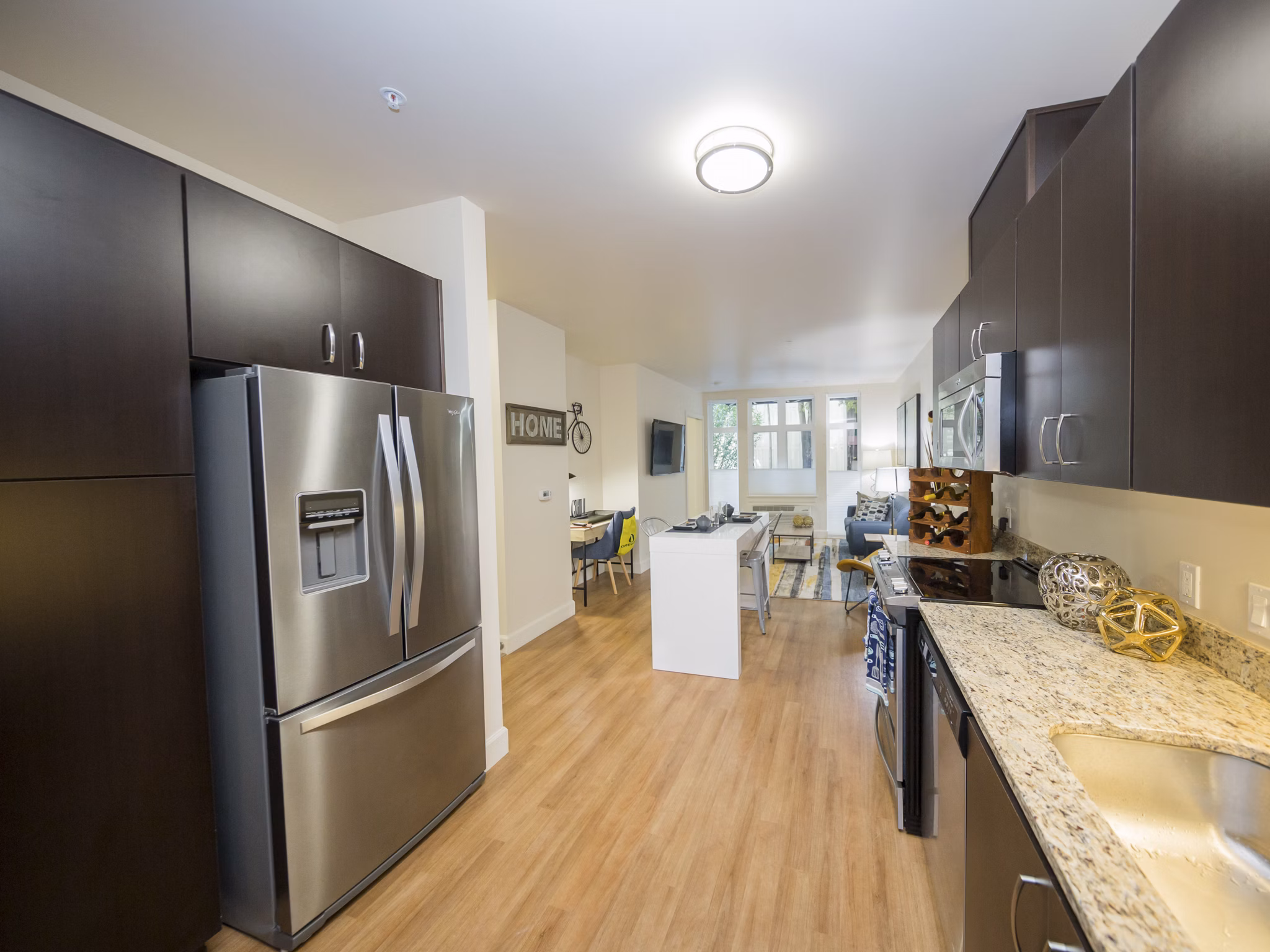 kitchen at The Cameron Apartments