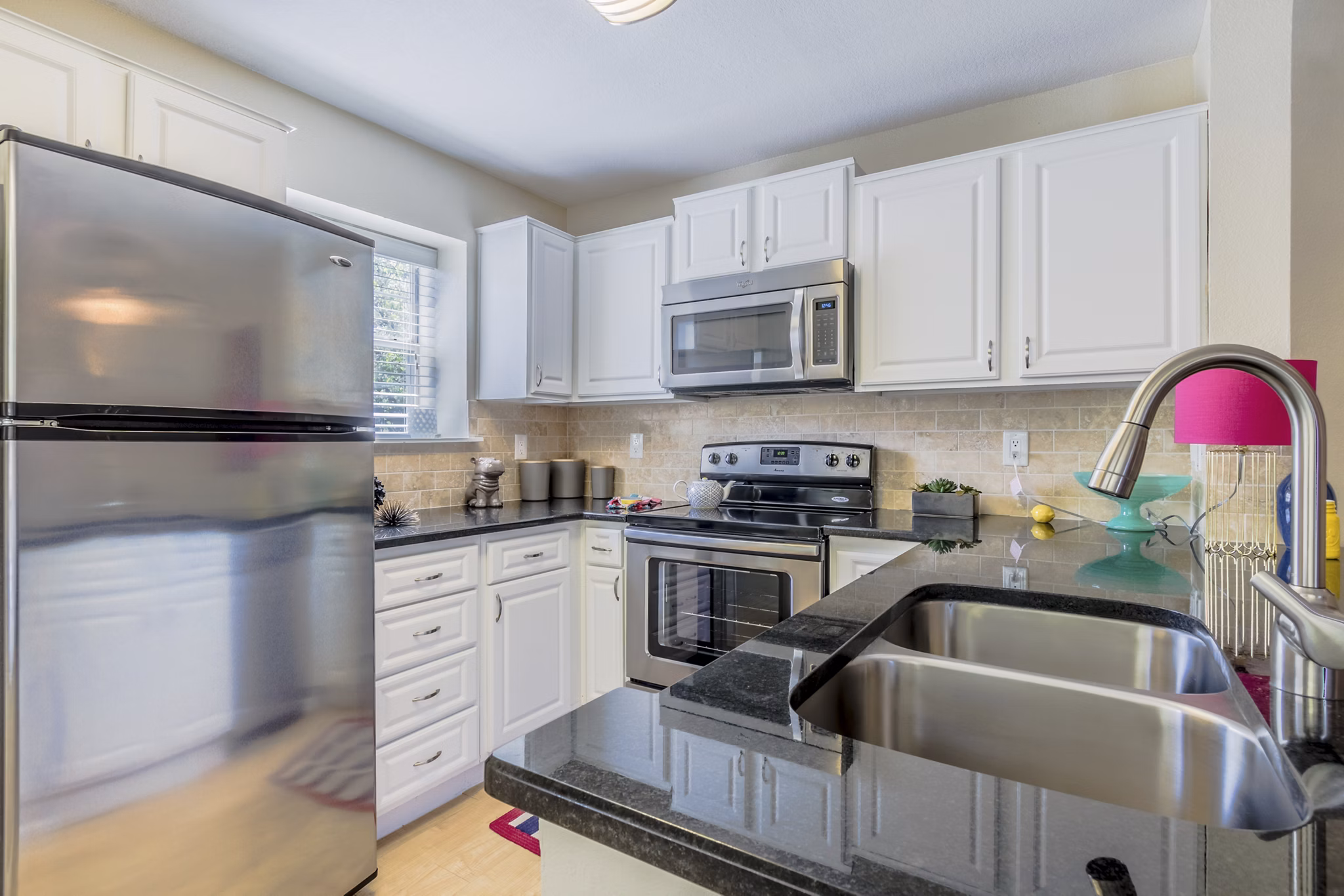 kitchen at Canterbury Courts Apartments