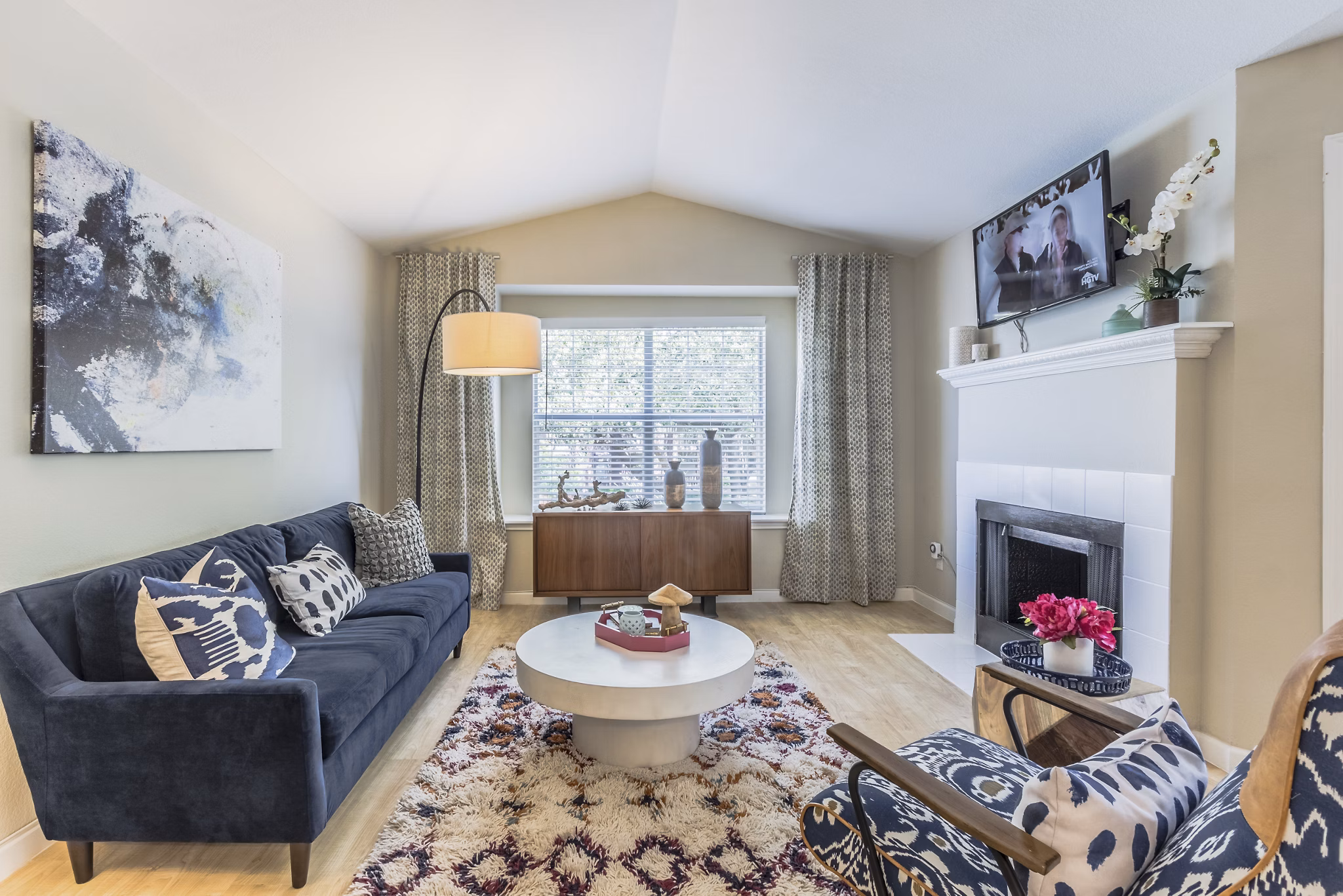 living room at Canterbury Courts Apartments