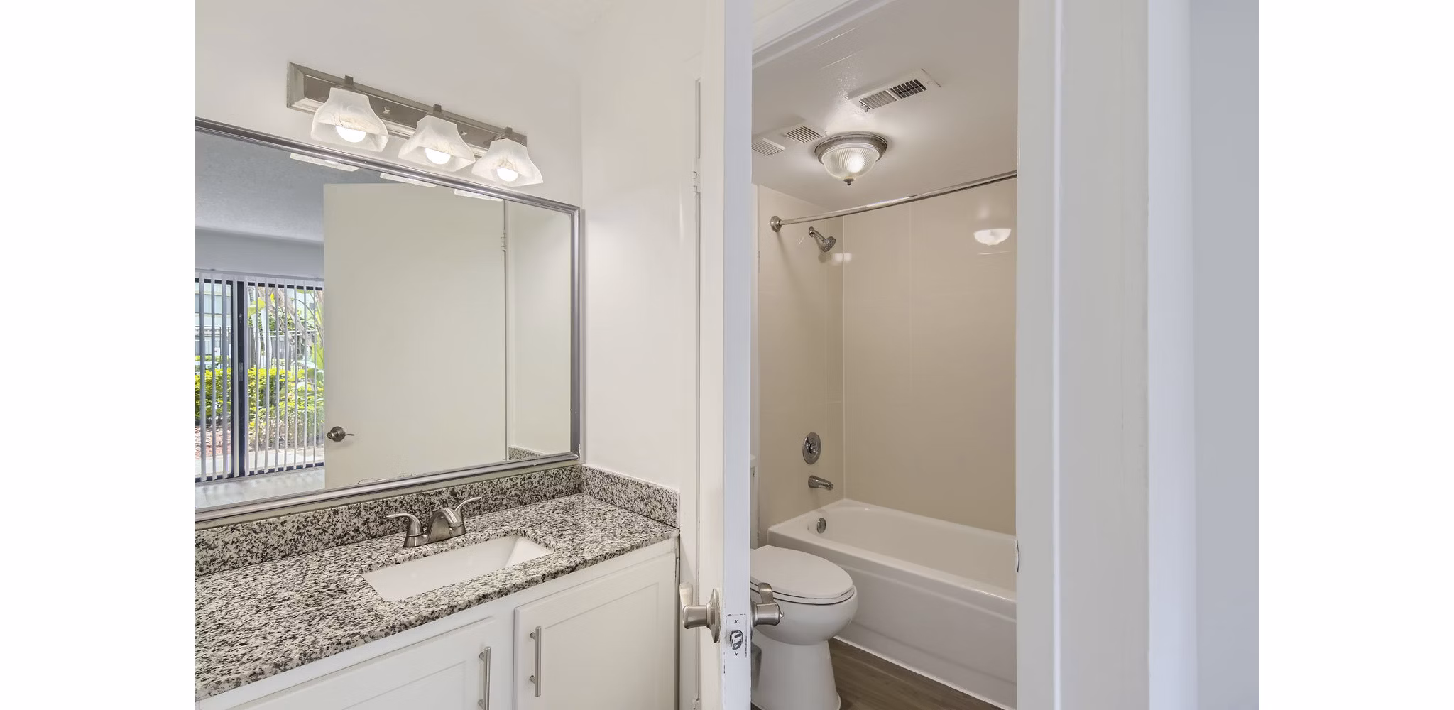 bathroom at Cascades at the Hammocks Apartments