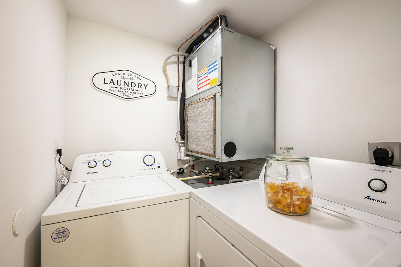 Laundry room at Emerald Grove
