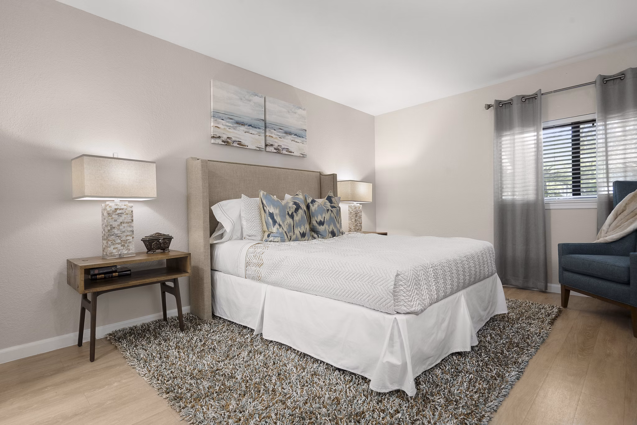 bedroom at Emerald Palms Apartments