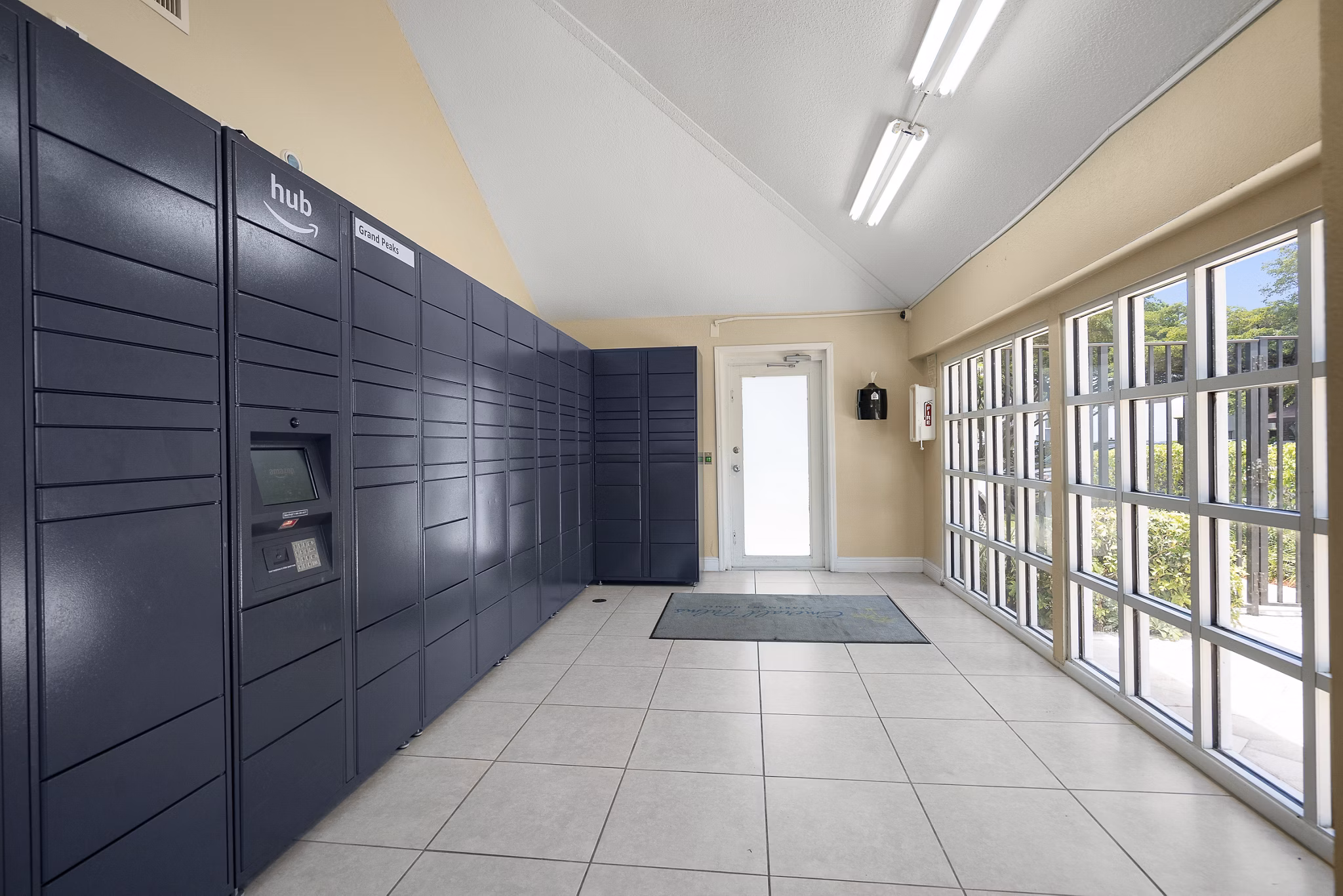 parcel locker at Emerald Palms Apartments