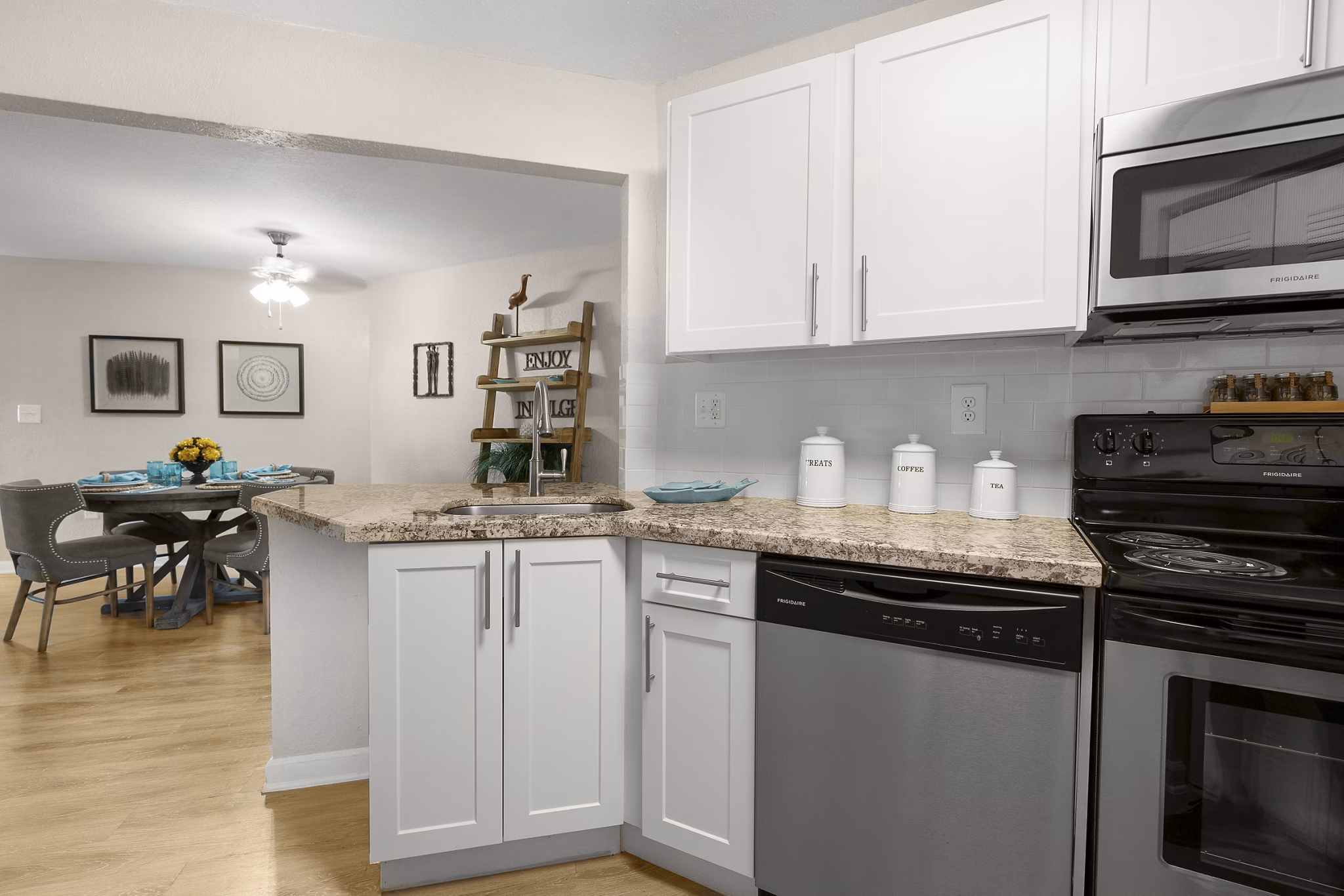 kitchen at Emerald Palms Apartments