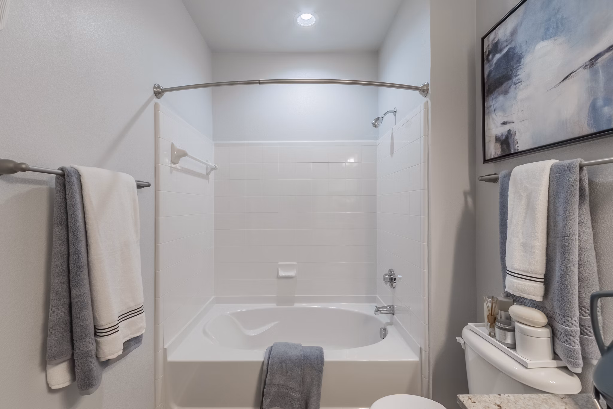 bathroom atGrand Estates at Keller Apartments