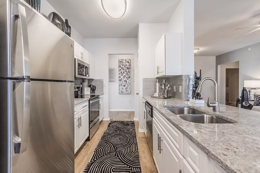 kitchen at Grand Estates at Keller Apartments