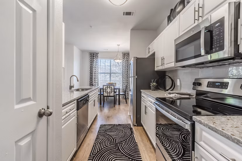 kitchen at Grand Estates at Keller Apartments