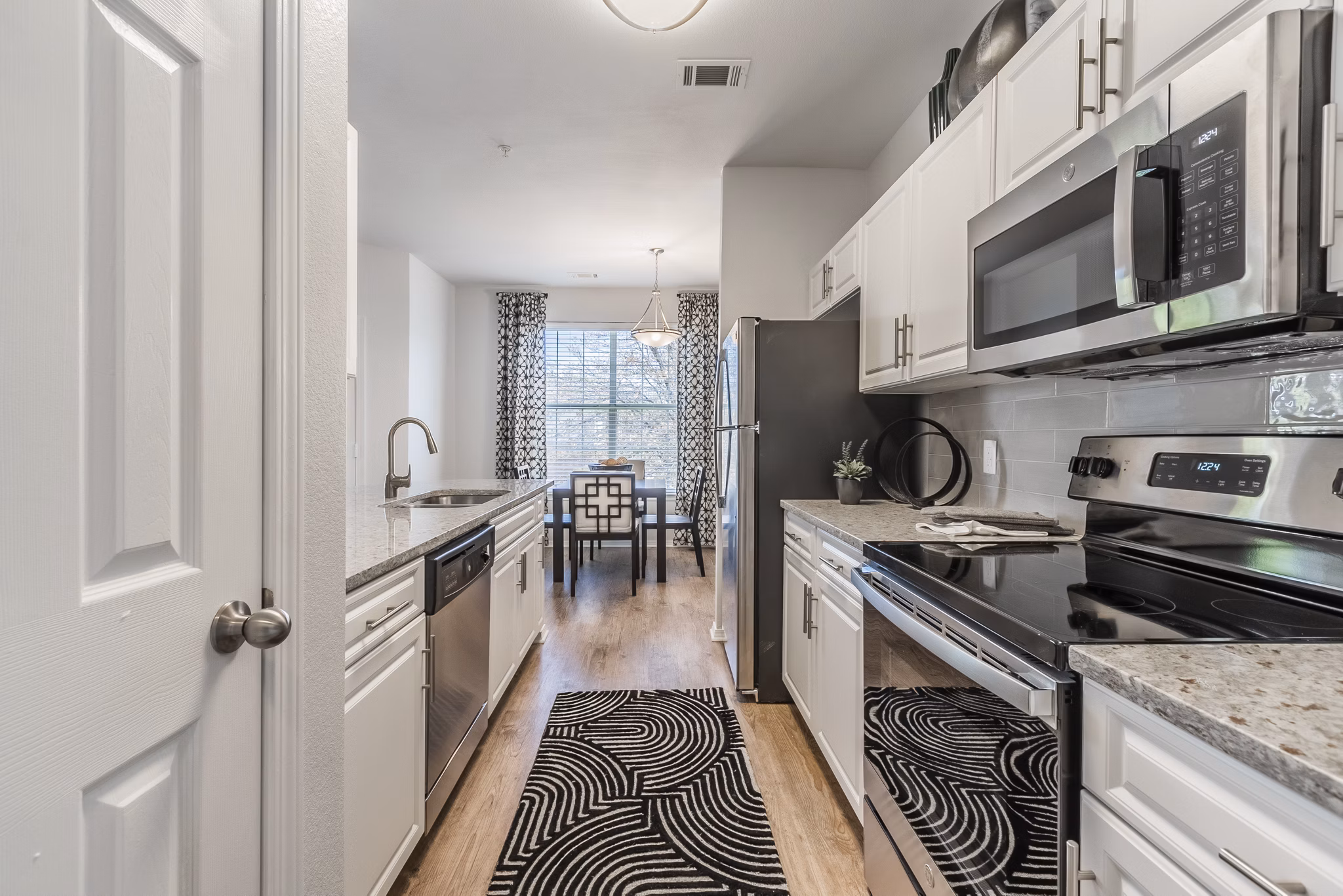 kitchen at Grand Estates at Keller Apartments