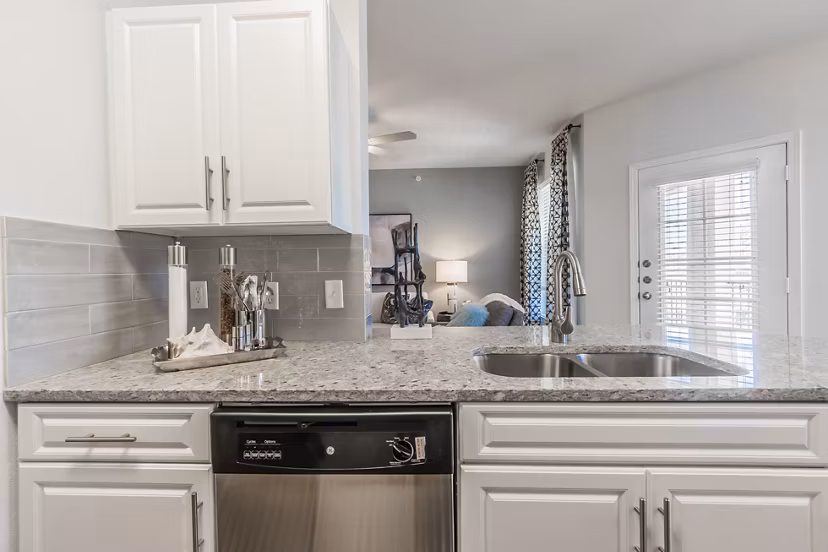 kitchen at Grand Estates at Keller Apartments