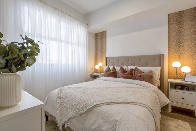 bedroom at LoHi Gold Apartments