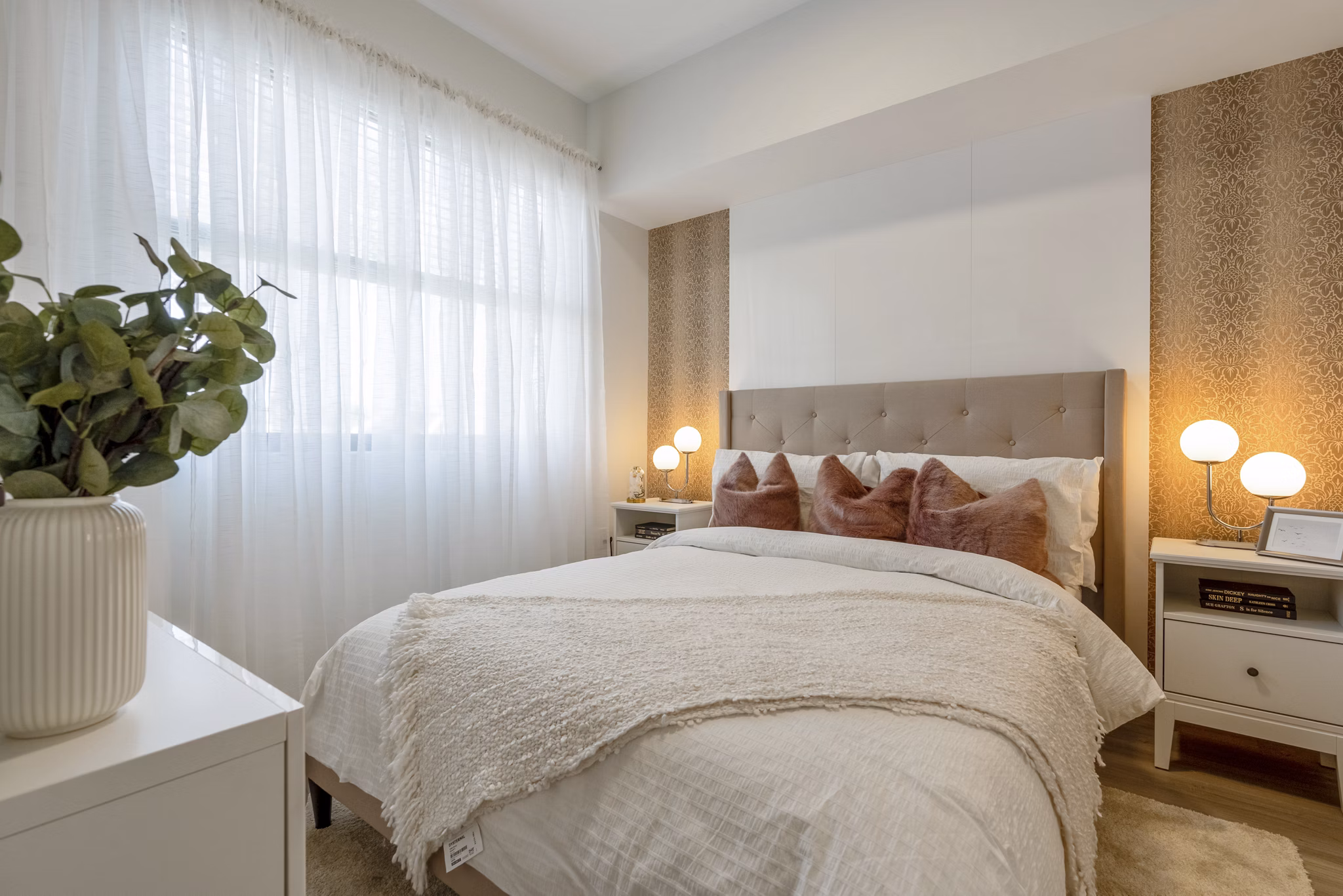 bedroom at LoHi Gold Apartments