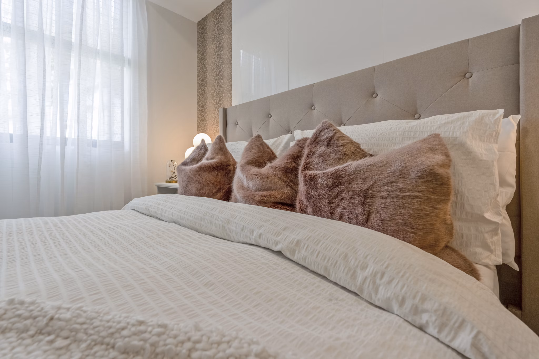 bedroom at LoHi Gold Apartments