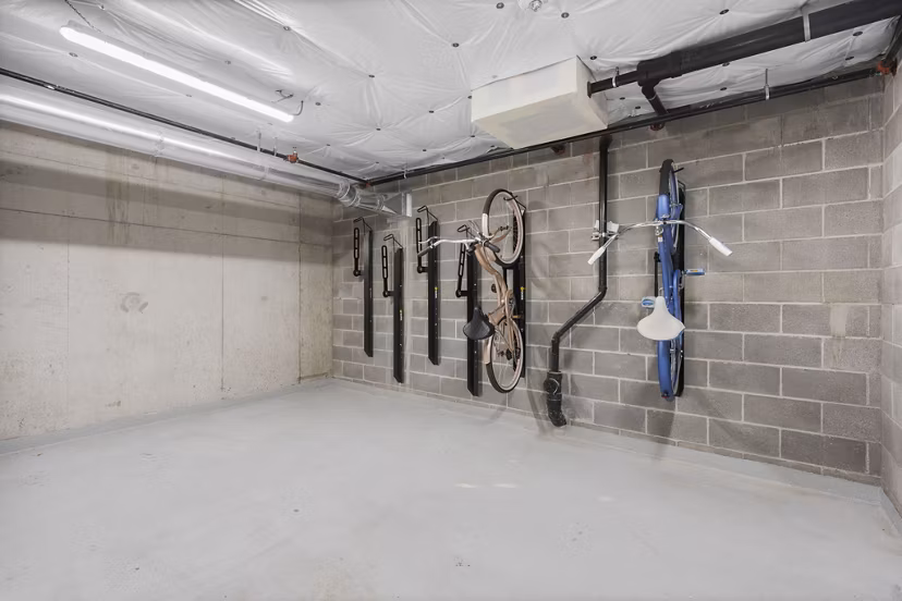 bike storage at The Lark Apartments