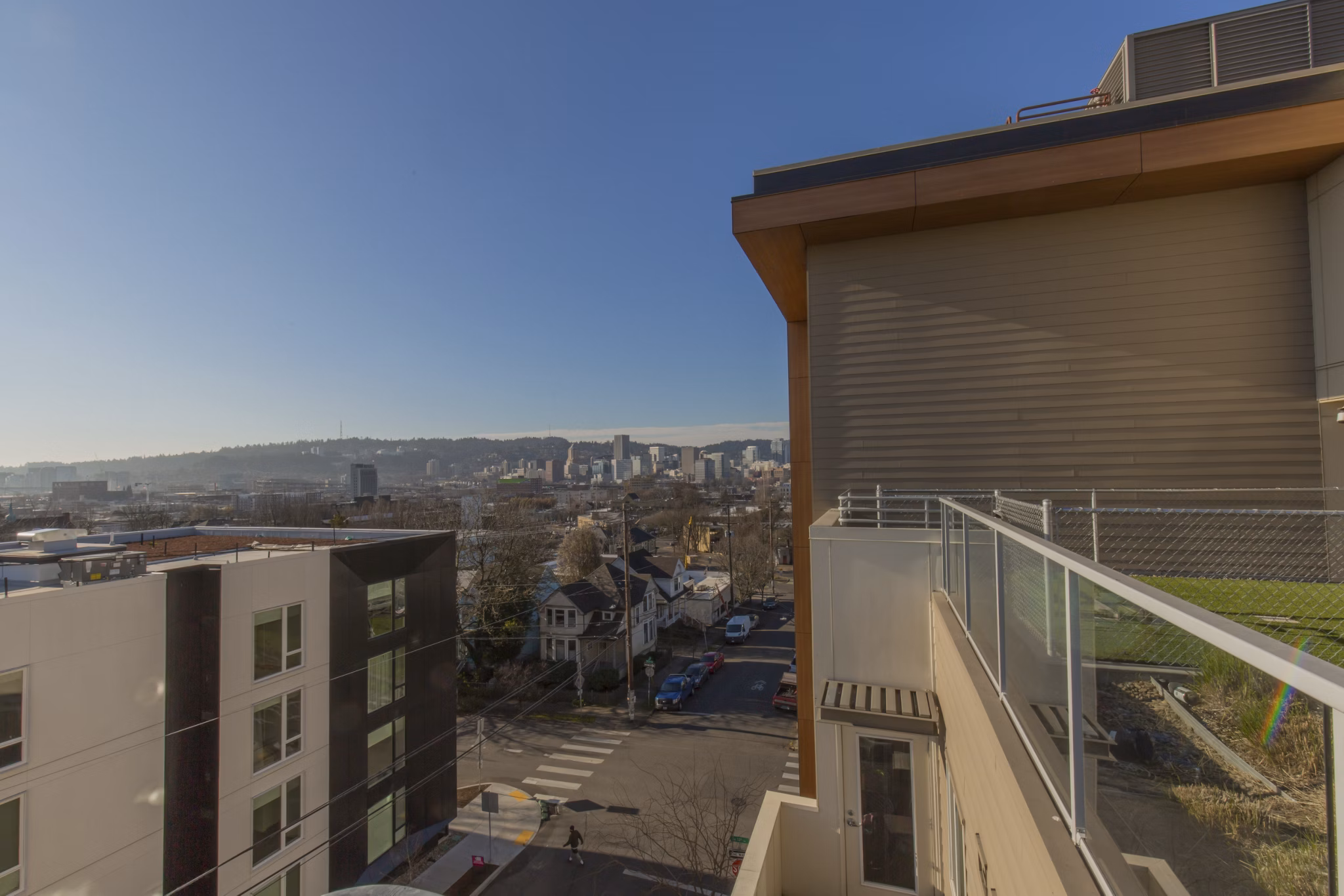 view at The Linden Apartments