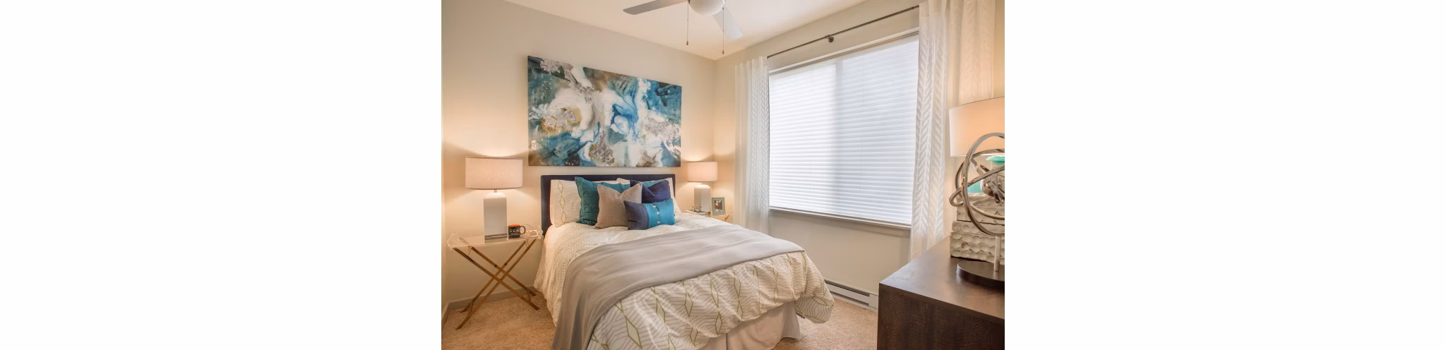 bedroom at LoHi Gold Apartments