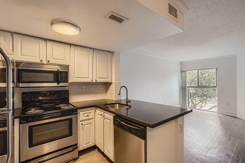 kitchen at Ludlam Point Apartments