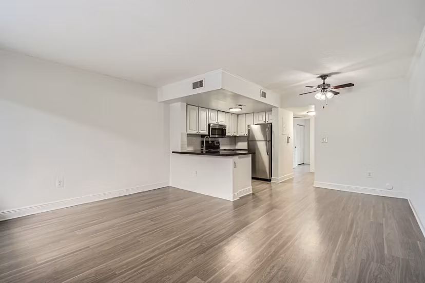 living room at Ludlam Point Apartments