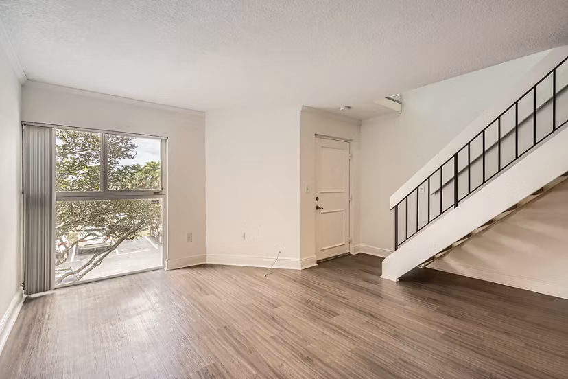 living room at Ludlam Point Apartments