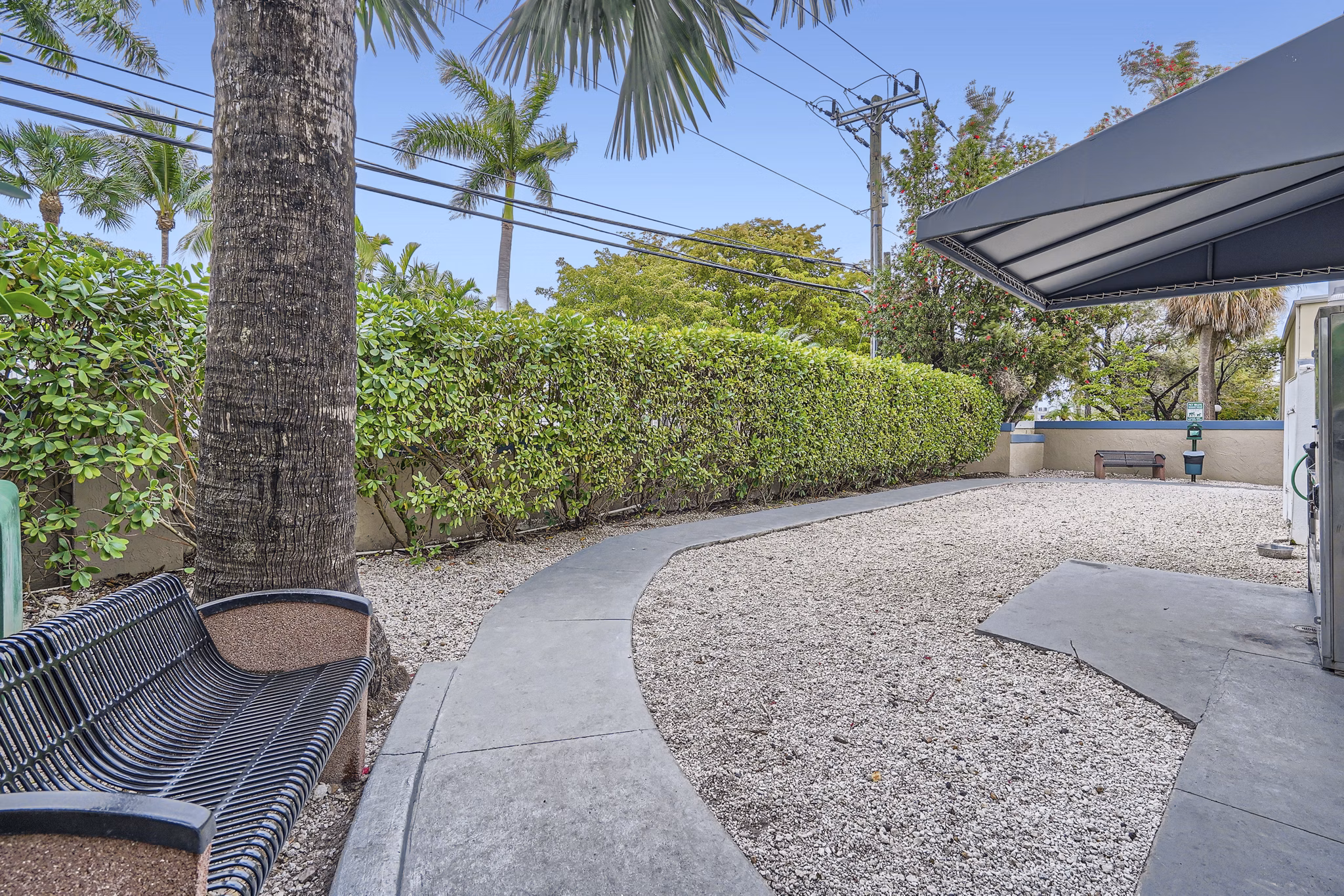 dog park at Ludlam Point Apartments