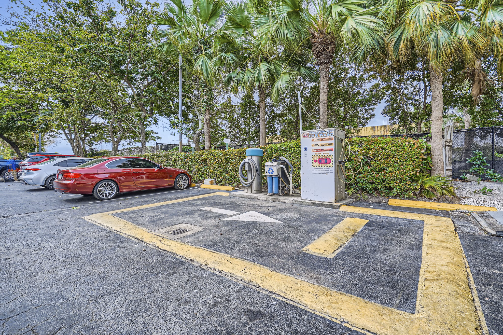 car care station at Ludlam Point Apartments